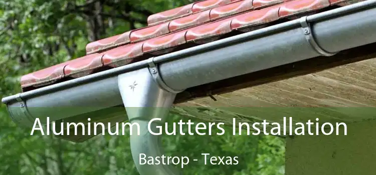 Aluminum Gutters Installation Bastrop - Texas
