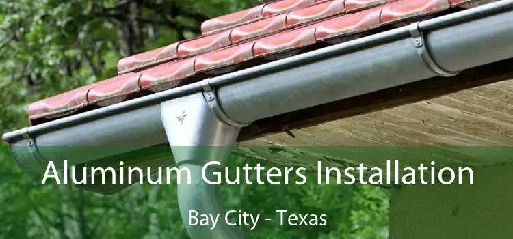 Aluminum Gutters Installation Bay City - Texas