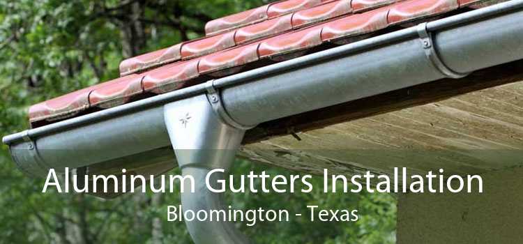Aluminum Gutters Installation Bloomington - Texas