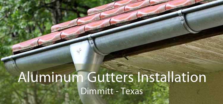 Aluminum Gutters Installation Dimmitt - Texas