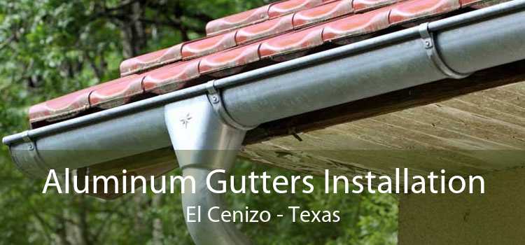 Aluminum Gutters Installation El Cenizo - Texas