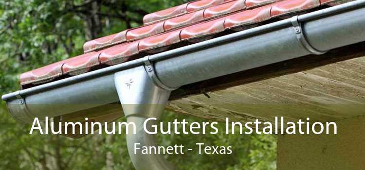 Aluminum Gutters Installation Fannett - Texas