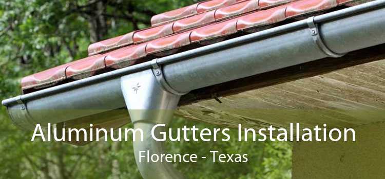 Aluminum Gutters Installation Florence - Texas