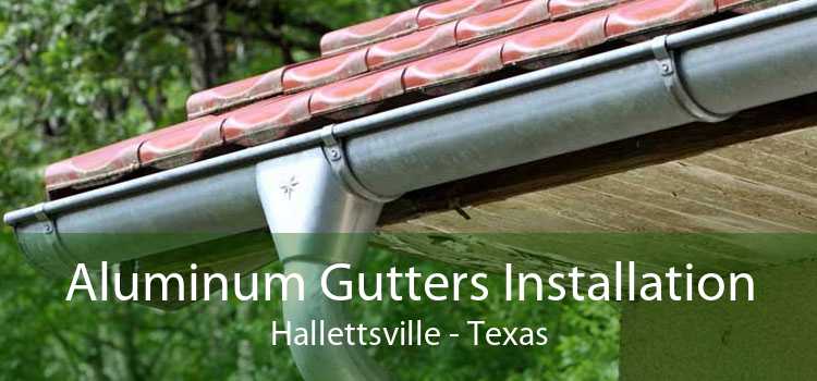 Aluminum Gutters Installation Hallettsville - Texas