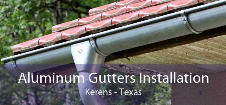 Aluminum Gutters Installation Kerens - Texas