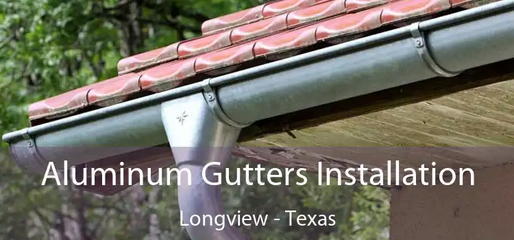 Aluminum Gutters Installation Longview - Texas