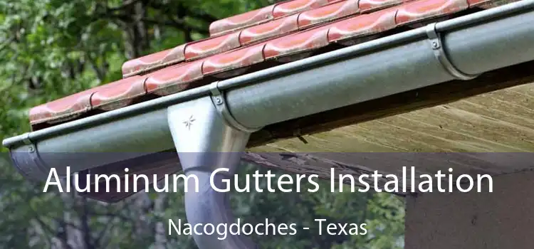 Aluminum Gutters Installation Nacogdoches - Texas