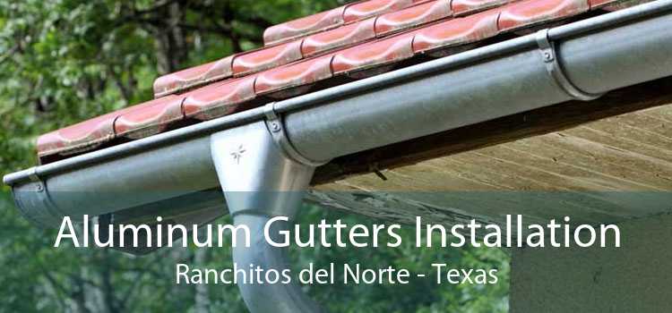 Aluminum Gutters Installation Ranchitos del Norte - Texas