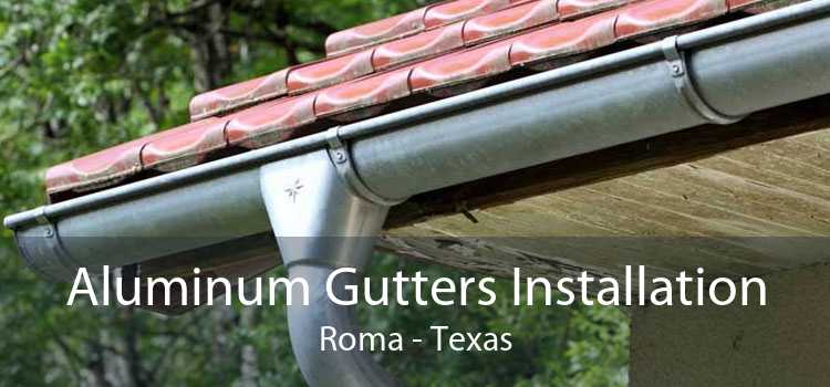 Aluminum Gutters Installation Roma - Texas