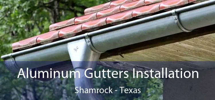 Aluminum Gutters Installation Shamrock - Texas
