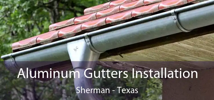 Aluminum Gutters Installation Sherman - Texas