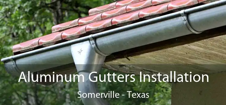 Aluminum Gutters Installation Somerville - Texas