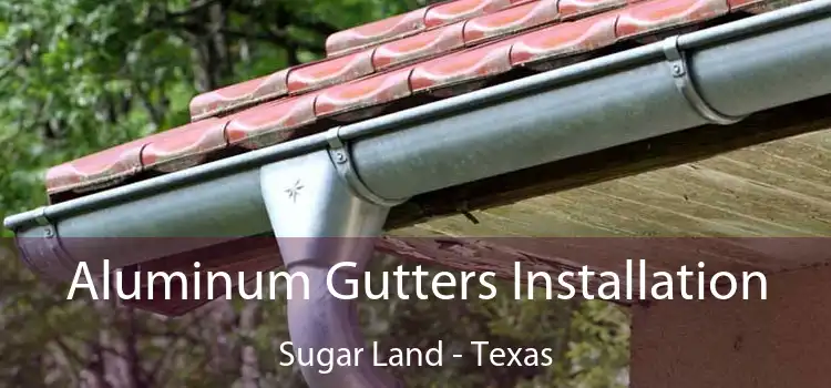 Aluminum Gutters Installation Sugar Land - Texas