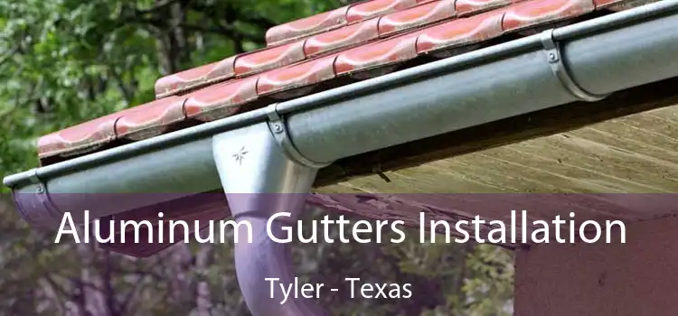 Aluminum Gutters Installation Tyler - Texas