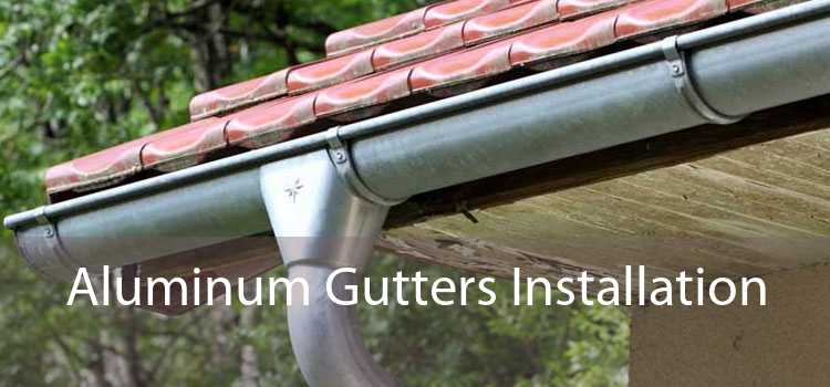 Aluminum Gutters Installation 