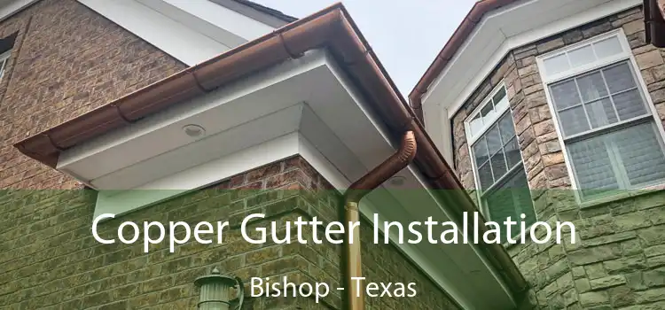 Copper Gutter Installation Bishop - Texas