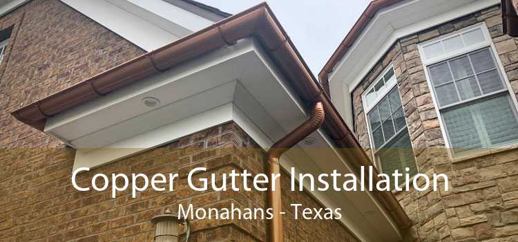 Copper Gutter Installation Monahans - Texas