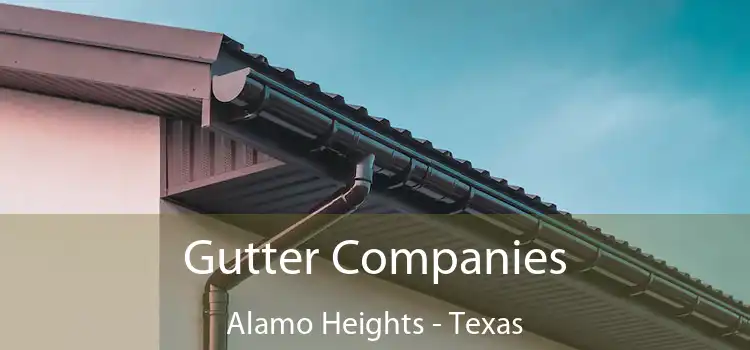 Gutter Companies Alamo Heights - Texas