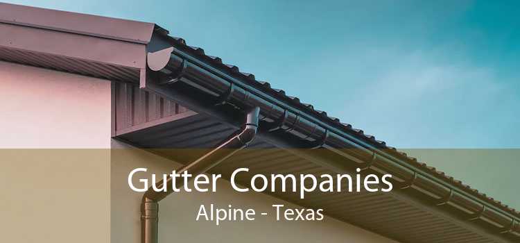 Gutter Companies Alpine - Texas
