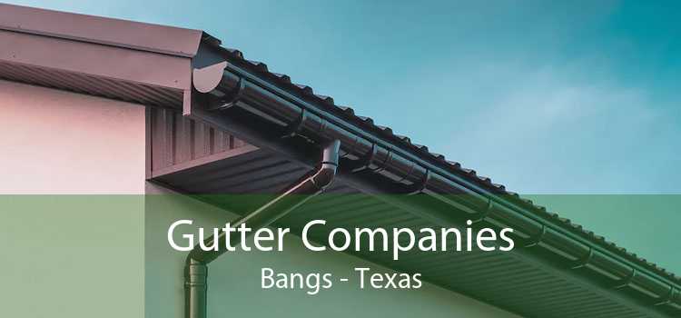 Gutter Companies Bangs - Texas