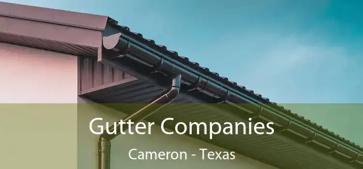 Gutter Companies Cameron - Texas