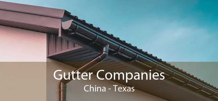 Gutter Companies China - Texas