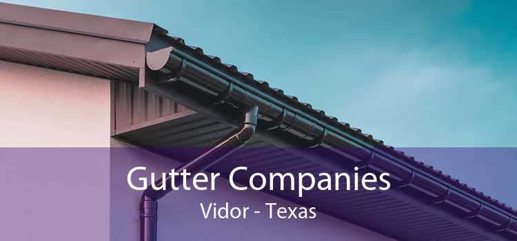 Gutter Companies Vidor - Texas