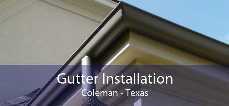 Gutter Installation Coleman - Texas
