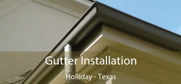 Gutter Installation Holliday - Texas