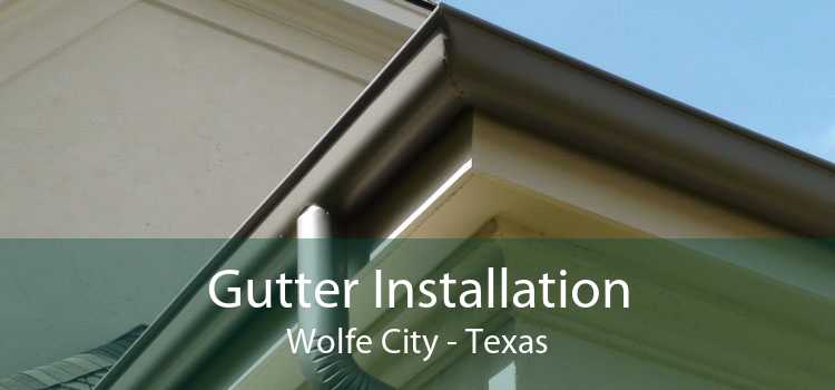 Gutter Installation Wolfe City - Texas