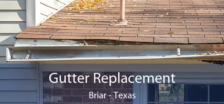 Gutter Replacement Briar - Texas