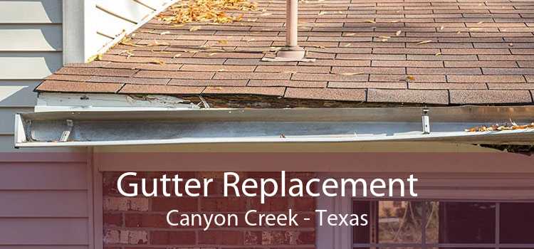 Gutter Replacement Canyon Creek - Texas