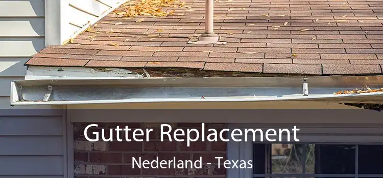 Gutter Replacement Nederland - Texas