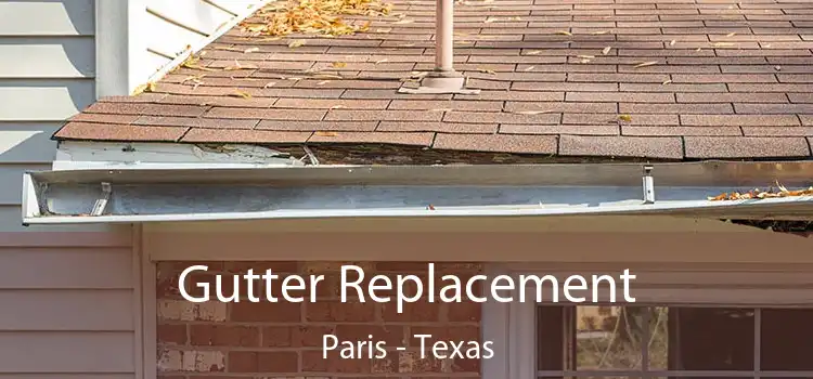 Gutter Replacement Paris - Texas