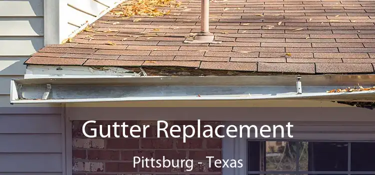 Gutter Replacement Pittsburg - Texas