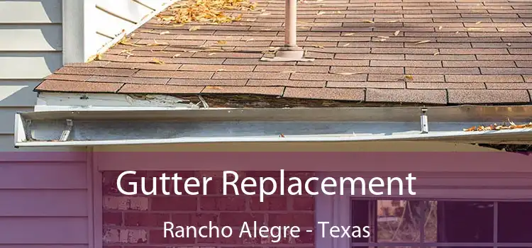 Gutter Replacement Rancho Alegre - Texas