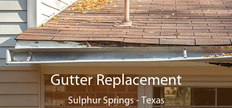 Gutter Replacement Sulphur Springs - Texas