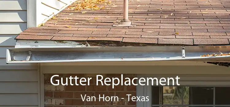 Gutter Replacement Van Horn - Texas