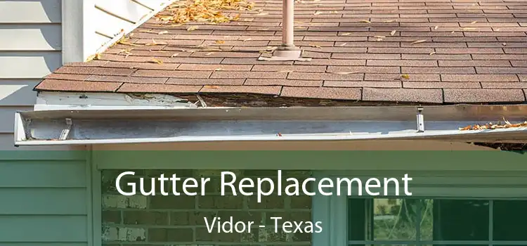 Gutter Replacement Vidor - Texas