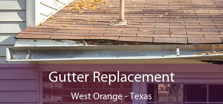Gutter Replacement West Orange - Texas