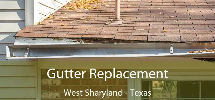 Gutter Replacement West Sharyland - Texas