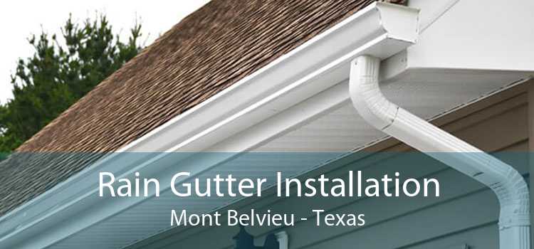 Rain Gutter Installation Mont Belvieu - Texas