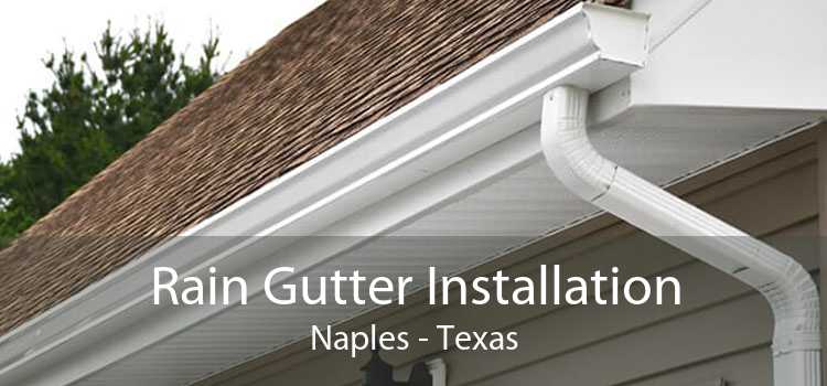 Rain Gutter Installation Naples - Texas