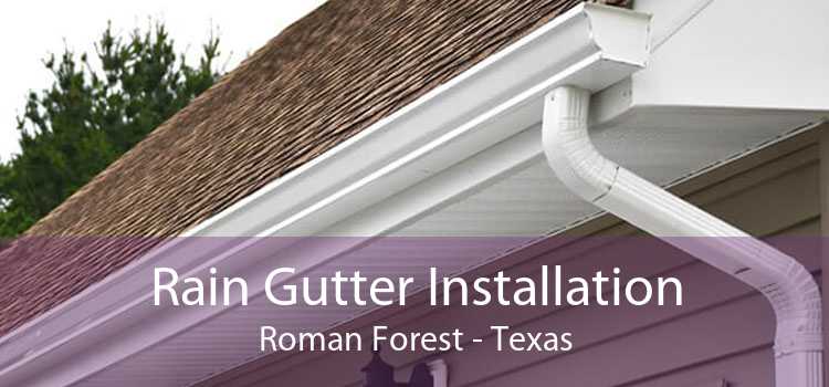 Rain Gutter Installation Roman Forest - Texas