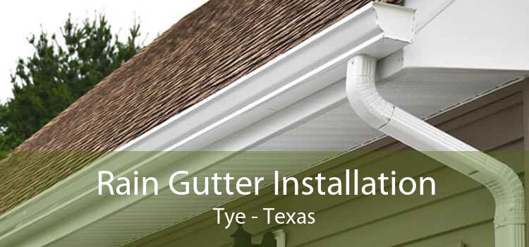 Rain Gutter Installation Tye - Texas