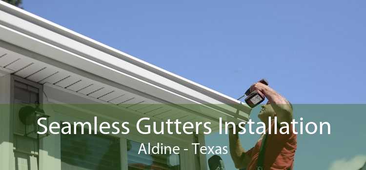 Seamless Gutters Installation Aldine - Texas