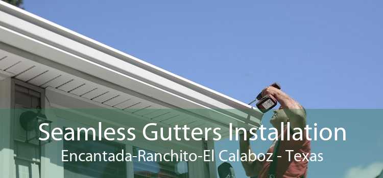 Seamless Gutters Installation Encantada-Ranchito-El Calaboz - Texas