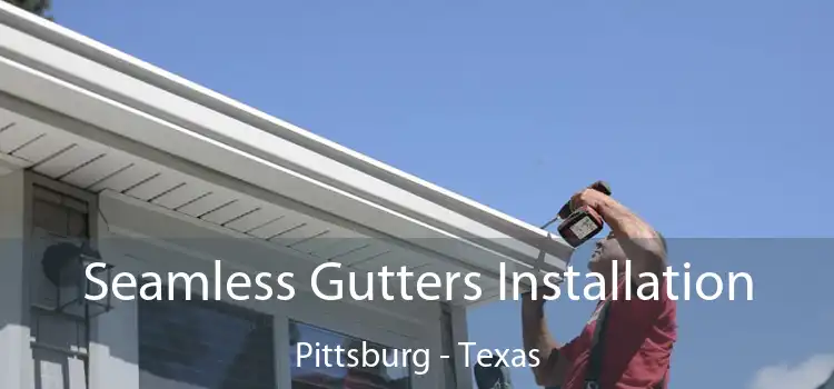 Seamless Gutters Installation Pittsburg - Texas