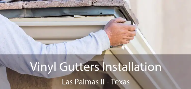 Vinyl Gutters Installation Las Palmas II - Texas