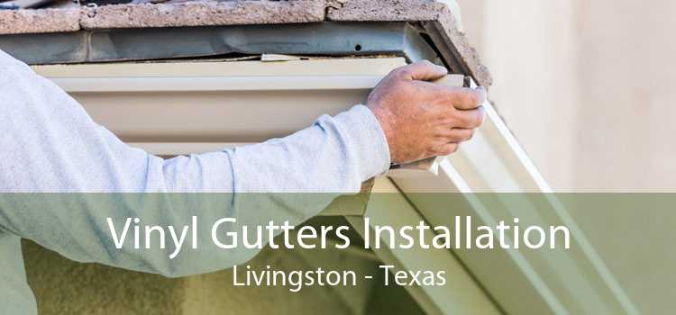 Vinyl Gutters Installation Livingston - Texas